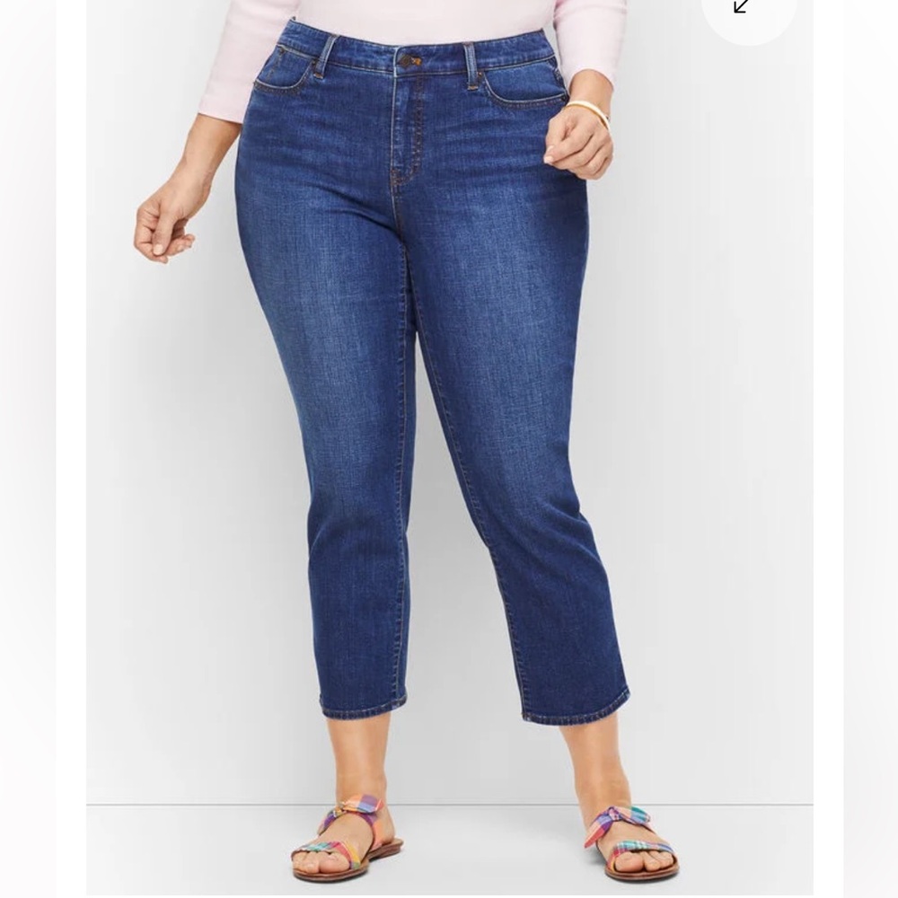 Talbots Blue Cropped Jeans